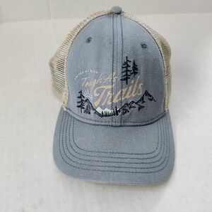 United By Blue Tough As Trails Light Blue Snap Back Women's Trucker Hat